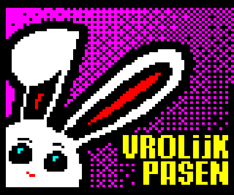 wimpie3's tweet photo. Vrolijk #teletekst Pasen! https://t.co/h3OIflg49H
