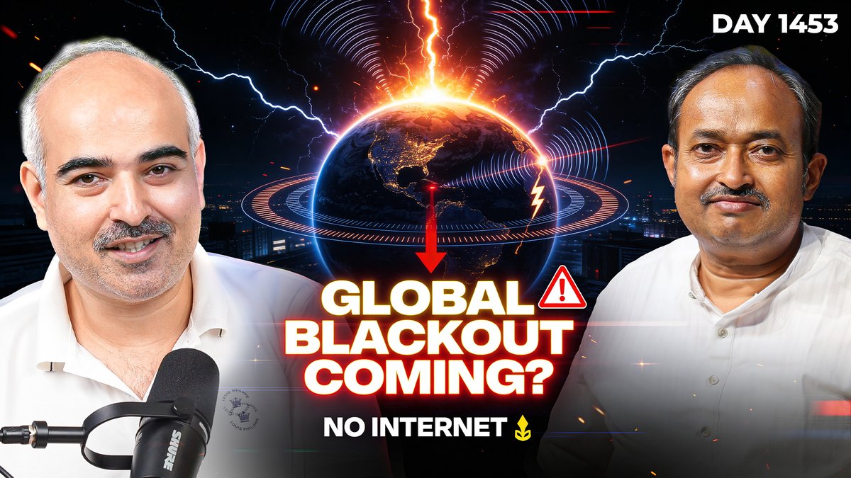 anant982511's tweet photo. Internet collapse, solar storms, hidden cosmic forcesโฆ is the real danger from the Sun?
This podcast reveals shocking science + spiritual truths that could change how you see the future.
Watch full episode now- link๐
๐https://t.co/HFnCQANmcx
#InternetBlackout #cosmicforces https://t.co/HxFXHwxBmw