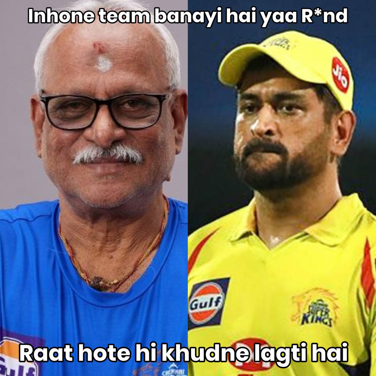 homelander_yyy's tweet photo. CSK team 😭😭 https://t.co/INQE2oOzUj