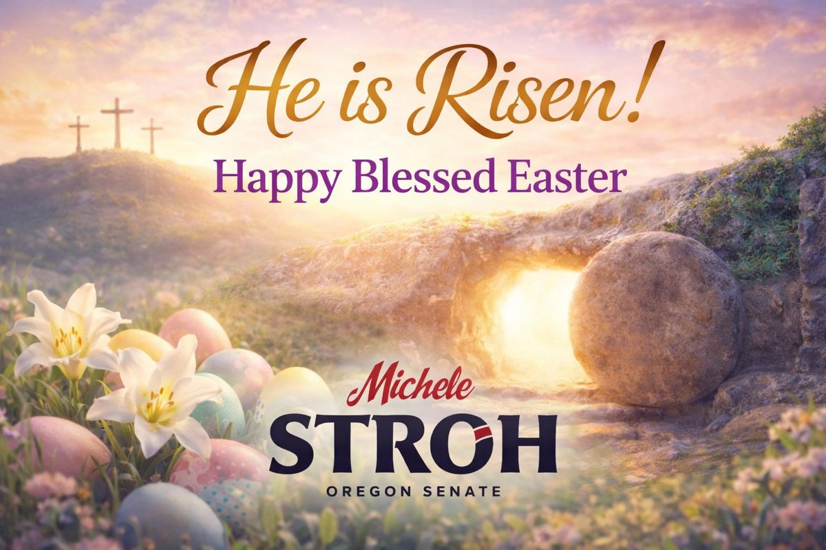 Easter greetings! May this beautiful spring day inspire hope within you as Oregon strives to restore balance.