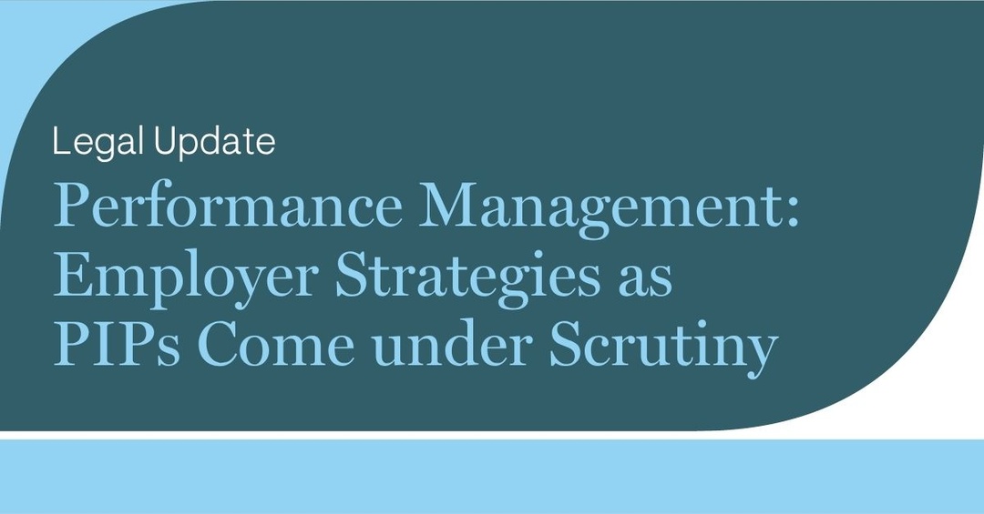 Eve Keller, Jamie Kessler, Laura Terrasi and Kathleen White share strategies and best practices for minimizing risk when developing lesser disciplinary measures following a recent court ruling. jllinks.com/4s5kcjU