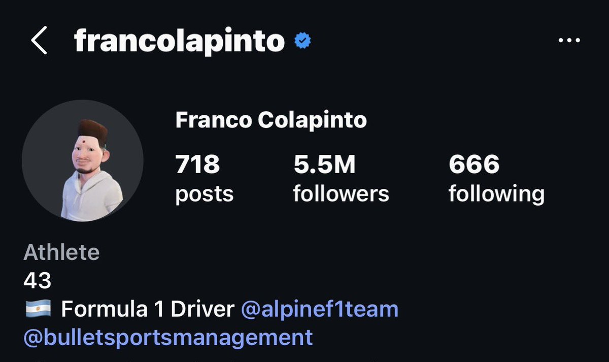 acervo franco colapinto tweet media