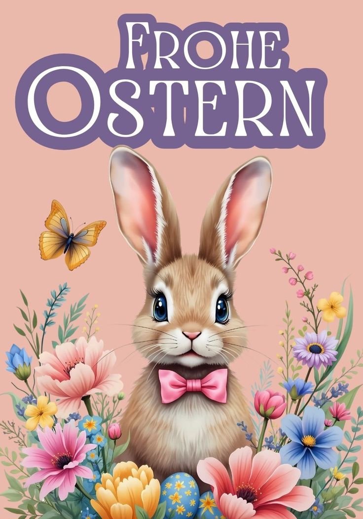 Frohe Ostern, ihr Lieben! 🐰🤗❤️