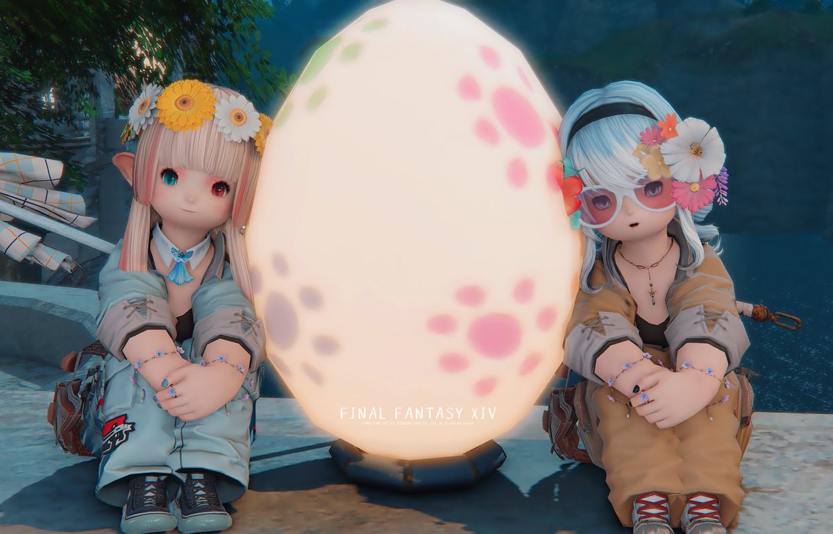 エッグハント今日で終わりなんてﾏﾁﾞﾑﾘ…なんか春っぽいしタマゴかわいいし好きだったのに！！🤣🐣 #FF14
