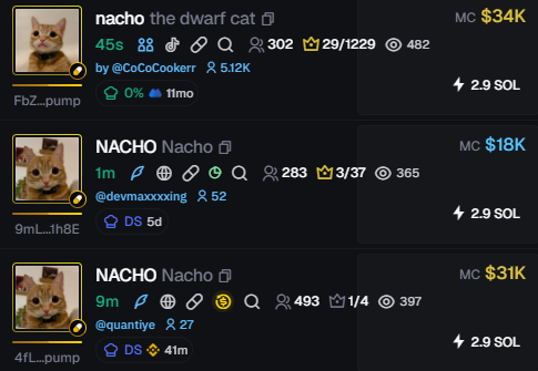 Motionthofr's tweet photo. nice which one should i buy? 

The first one?

The og?

The one that says it will send fees but have'nt?

State of the trenches btw.

Lost on all of them. https://t.co/vITwjIwY8U