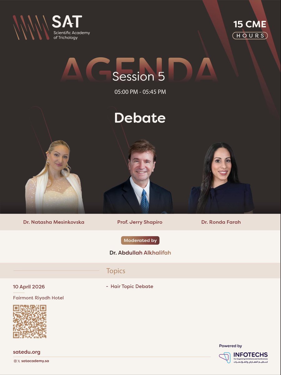 مؤتمر طب الشعر | SAT Academy tweet media