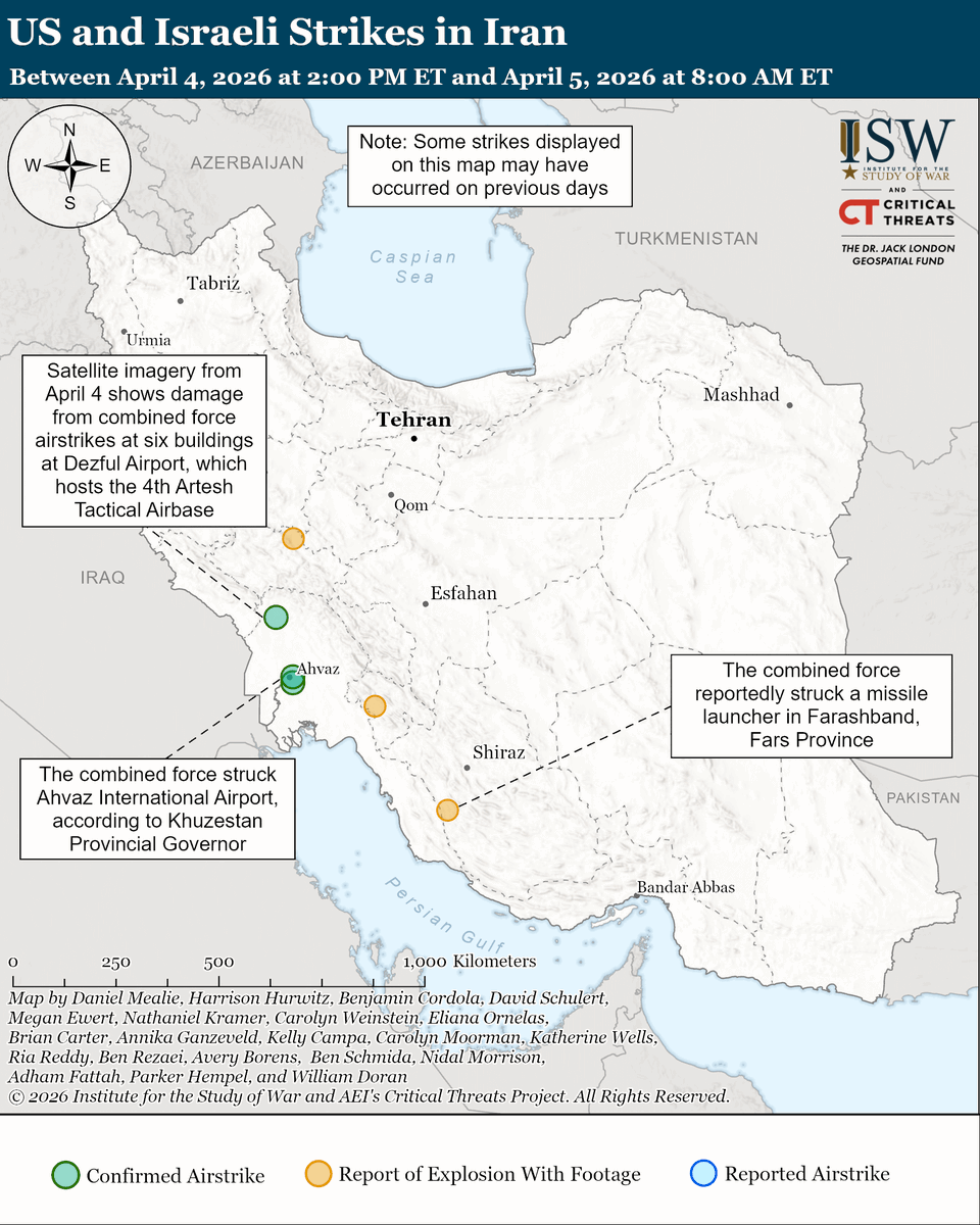 Institute for the Study of War tweet media