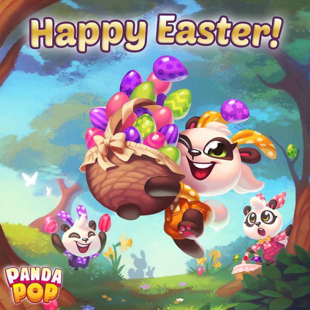 PlayPandaPop's tweet photo. Happy Easter, Panda Pals! 🐣 We hope you have a "hoppy" time popping bubbles and saving those adorable panda babies today! May your holiday be filled with sweet rewards and egg-stra special wins. 🐼🌸 https://t.co/qcSzo3VFFZ