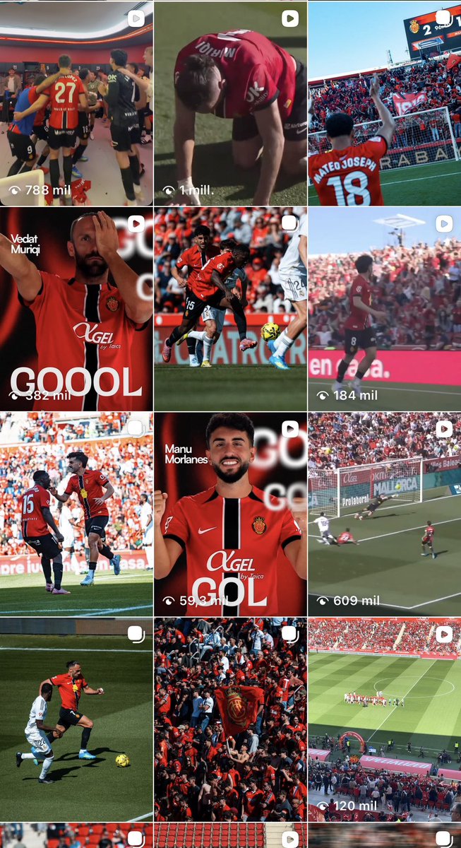 Sabes que ha sido un gran día cuando el feed de Instagram queda tal que así 😏