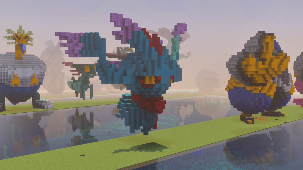 sleinyboy's tweet photo. Flutter mane

#pokemonart #minecraftbuilding #fluttermane #ハバタクカミ #paradoxpokemon https://t.co/5lEzt4xZ2R