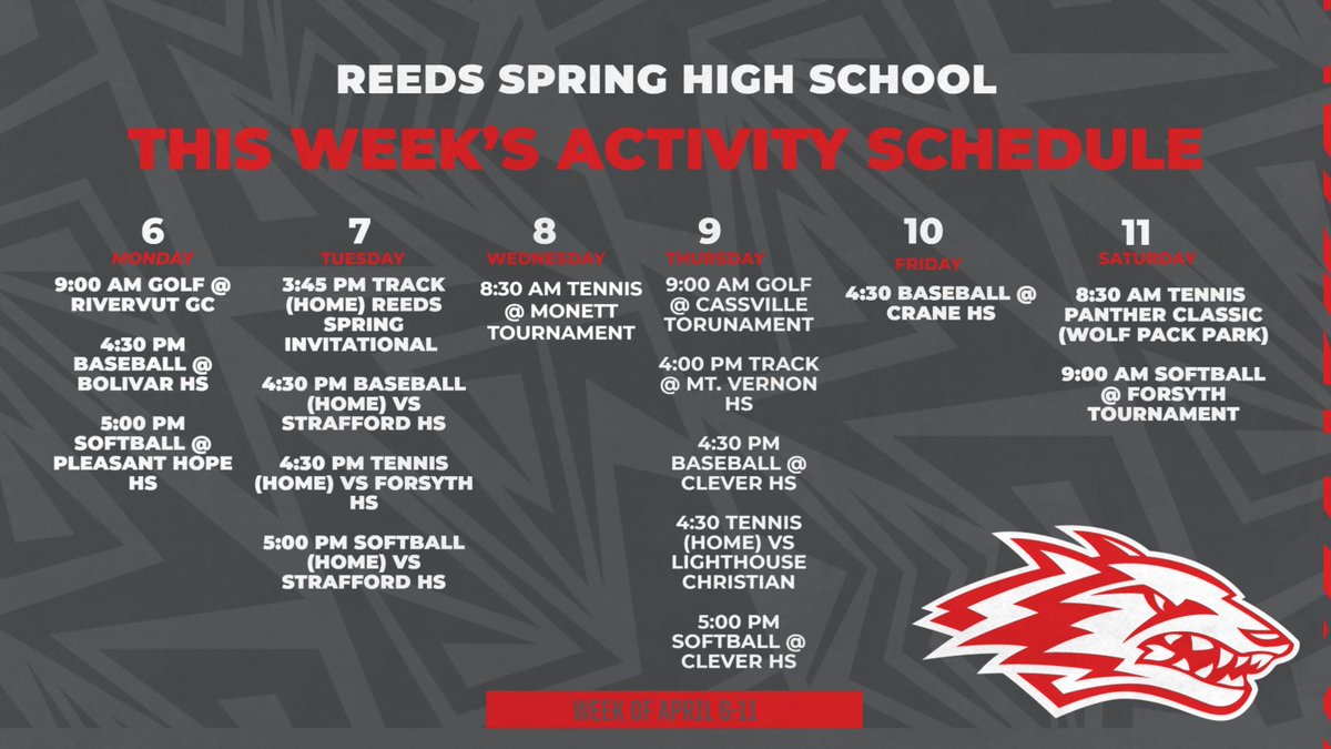 Reeds Spring Activities tweet media
