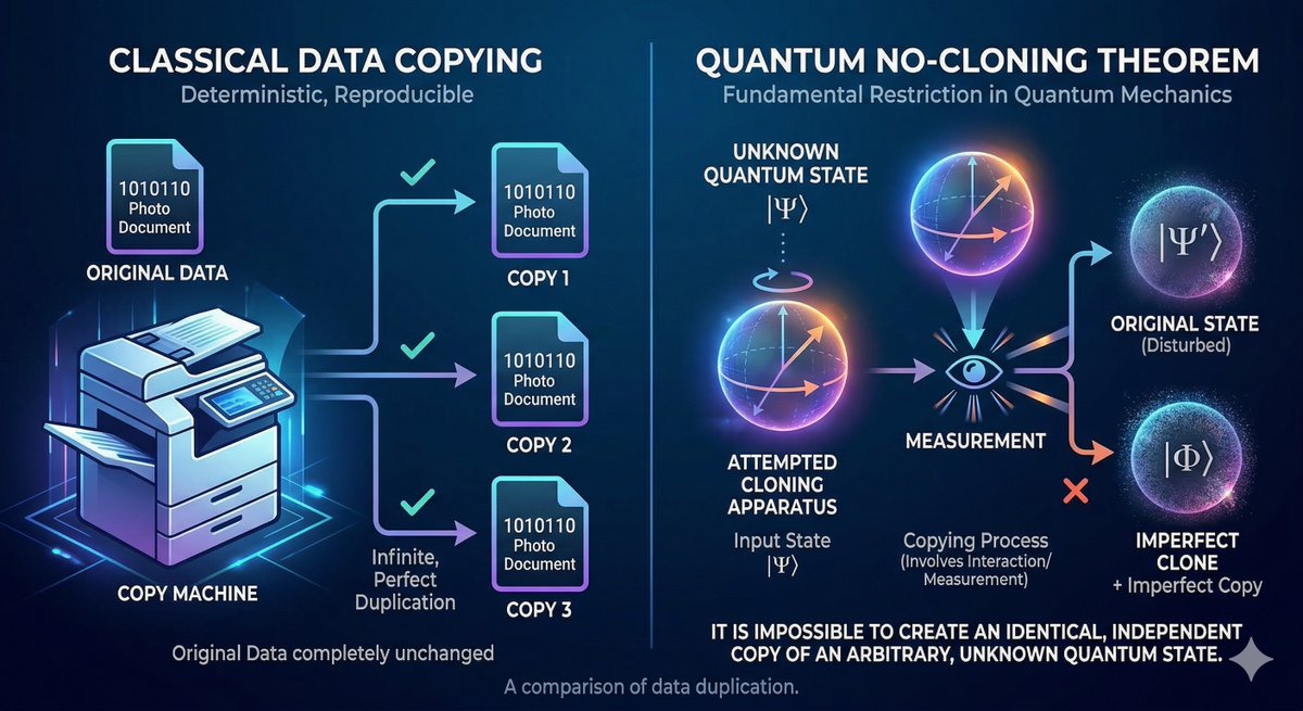 No Cloning Theorem In Quantum Computing