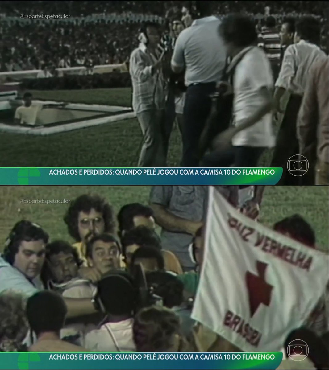 Destaque pro Faustão entrevistando o Zico e o Pelé