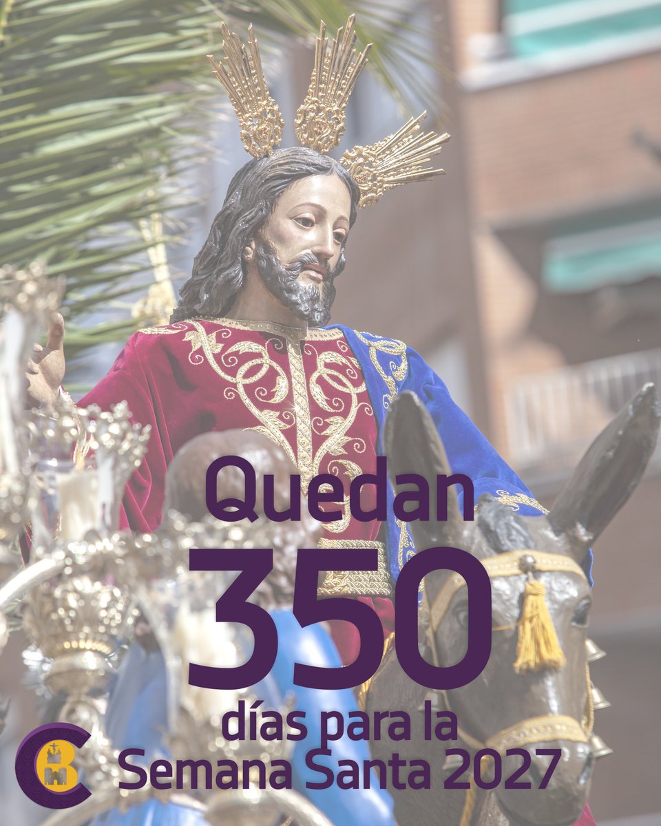 Se cierra una Semana Santa que no vivíamos completa desde 2023.

Comienza la cuenta atrás para una nueva Semana Santa, la de 2027, que estará marcada por la Magna y por importantes efemérides, como el 70 aniversario de la primera salida de Cristo Rey.