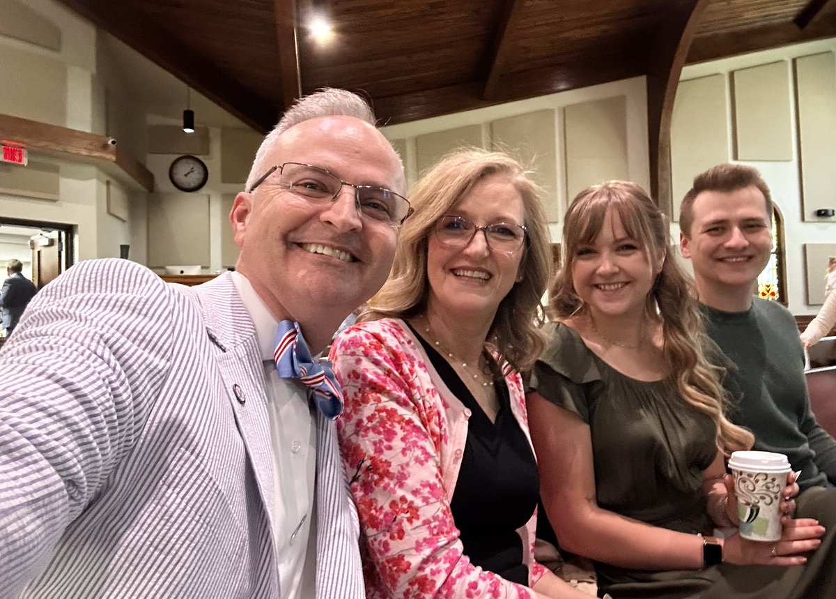 Celebrating our risen Savior! 

(missing Olivia!)