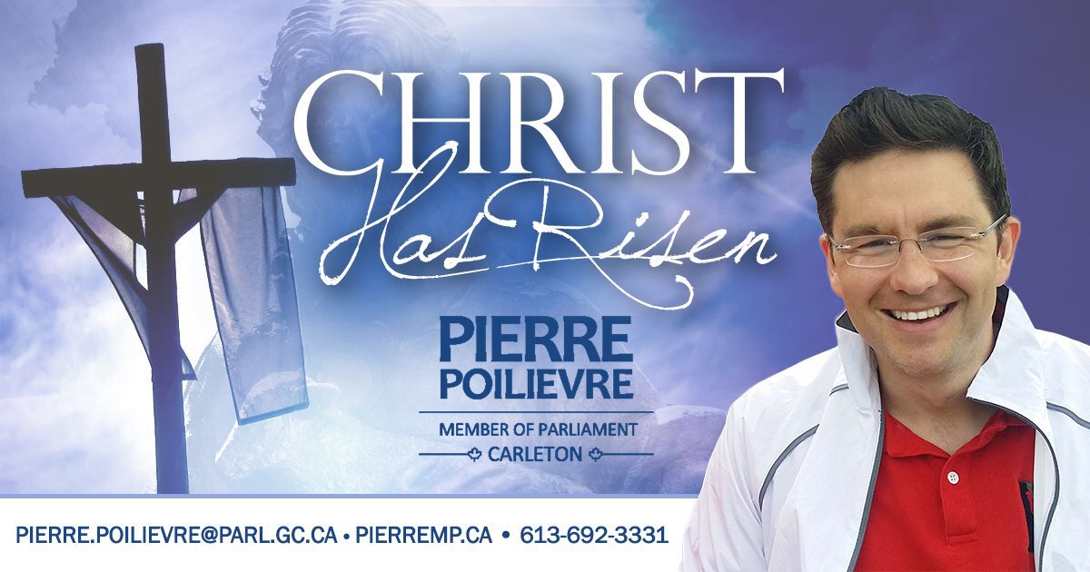 RGBAtlantica's tweet photo. It's shocking he would use religion to promote himself in subliminal messaging. #NoCPC #NeverVoteConservative @CPC_HQ https://t.co/1G5xr3155R