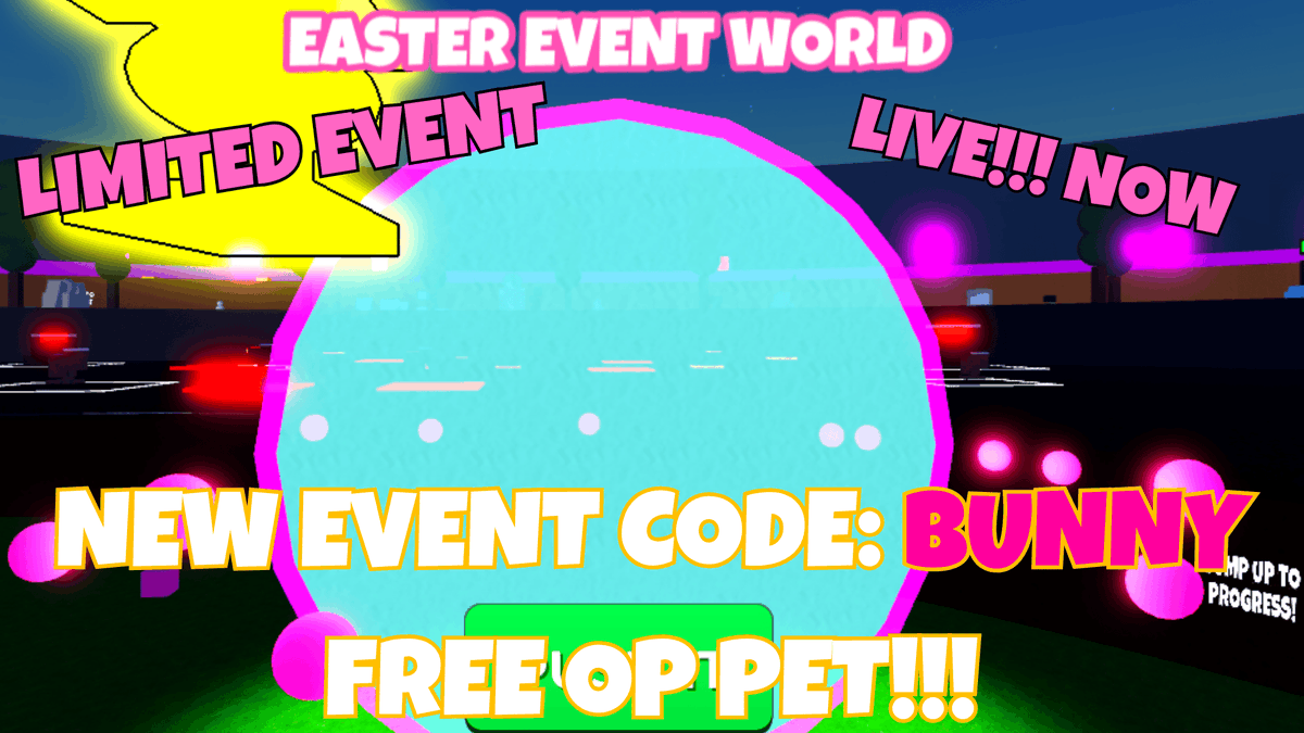 YigitGuven0's tweet photo. You also need a OP End game pet to get started? Here is another code!

The Skibidi Push Simulator Easter Event is heating up! 🐇🔥
Join the event -> https://t.co/WPZNxc5nwu

#Roblox #SkibidiPushSimulator #EasterEvent #RobloxCodes #Gaming https://t.co/GDtJXRU93H
