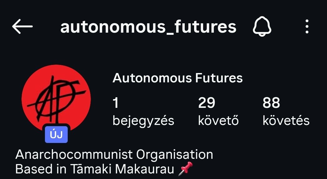 I just discovered another Anarchist Communist Organisation...

 Account created 2026 march.