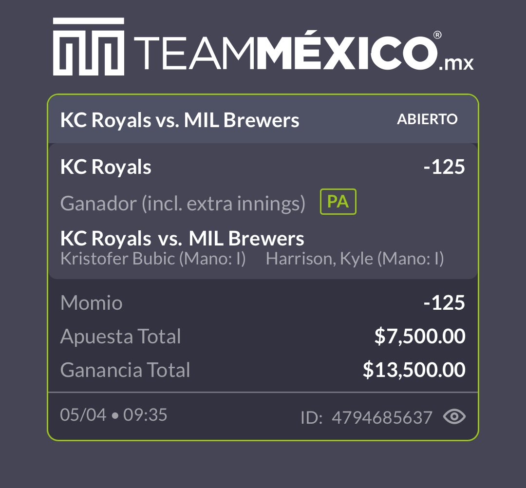 PicksConPablo's tweet photo. Kris Bubic en 17.2 entradas NO ha cedido carrera limpia vs Brewers  #MLB https://t.co/JxPvmAWk94