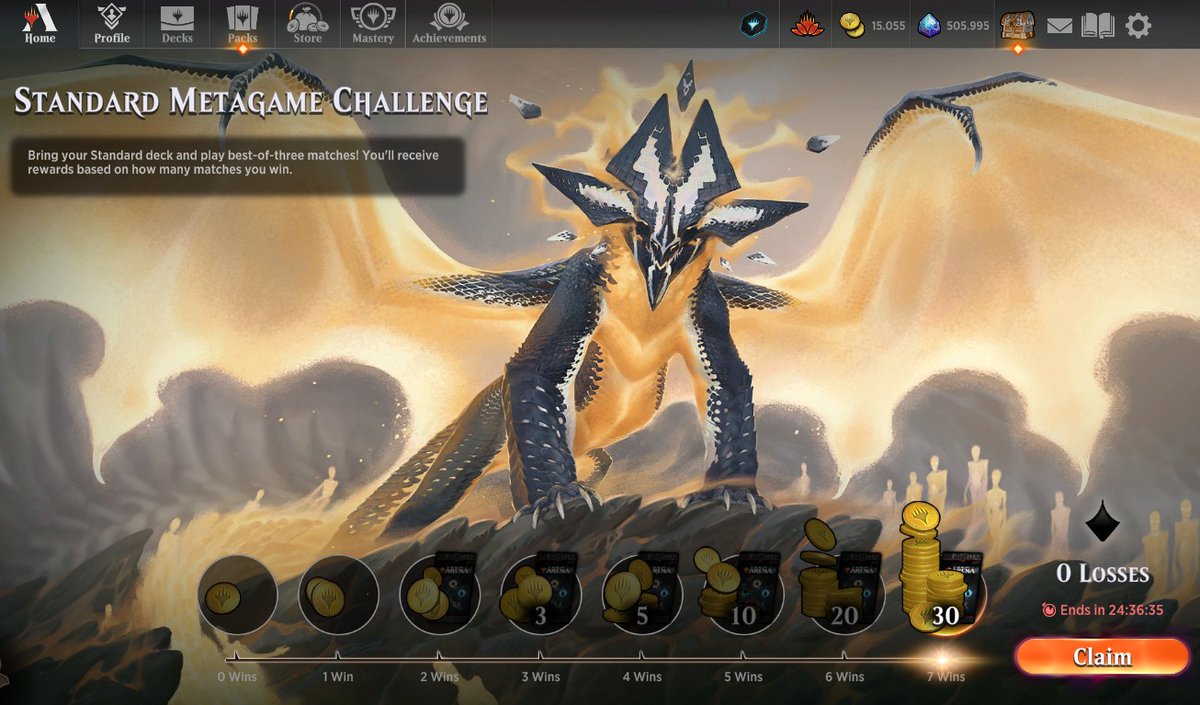 CunicoliGoblin's tweet image. I had a frozen run at 6-0 by this morning. Now 10 minutes and here's the 2nd 🏆 in #Standard #Metagame #Challenge with #Izzet #Prowess! 🦦
The deck is a missile and requires the appropriate deck to be taken down! 🚀
I also tweaked the deck a bit to suit my tastes and the meta. 🧐