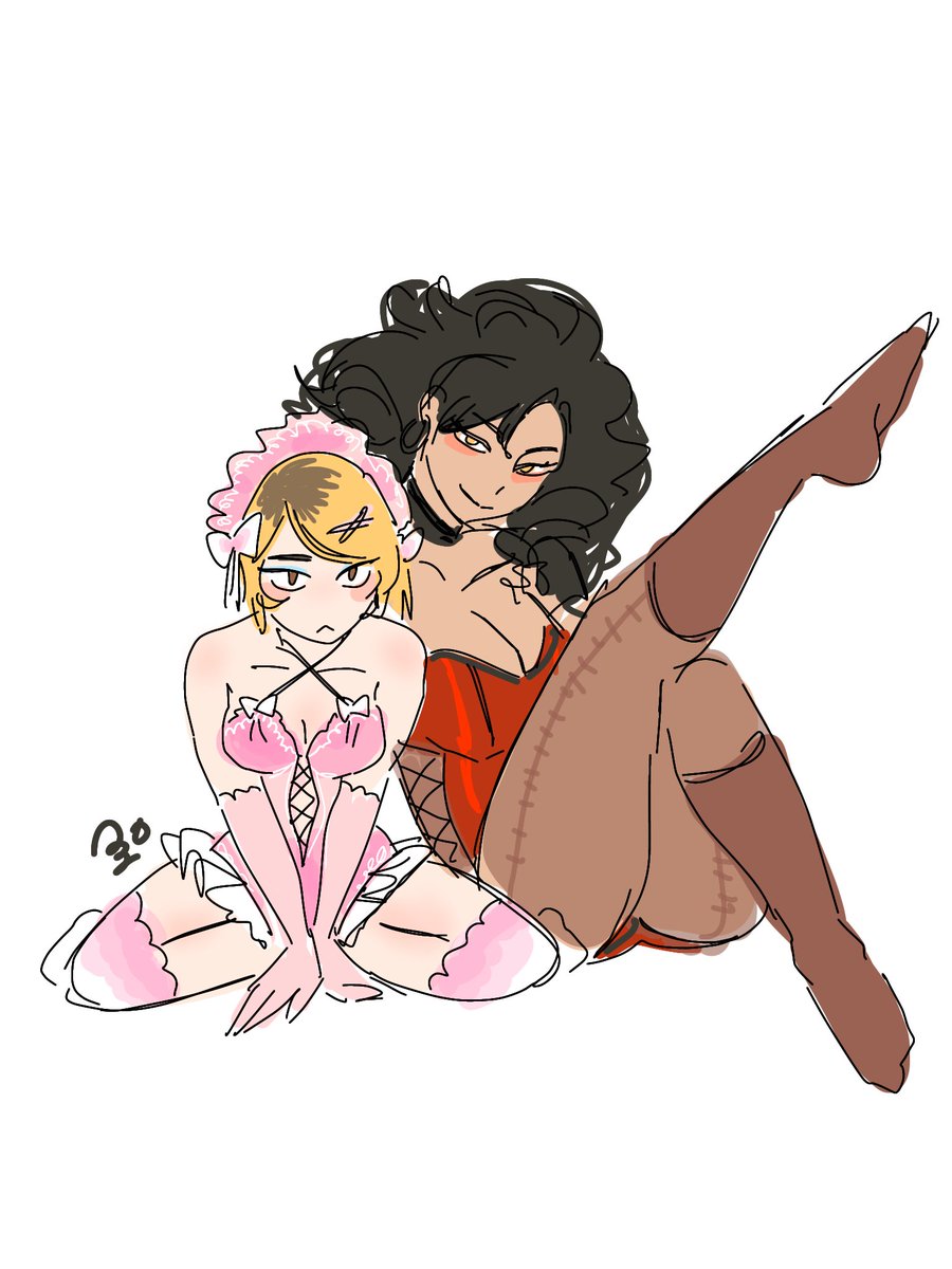 komatsuven's tweet photo. lingerie pt2 #tsukkiyama #kuroken #bokuaka #hiruhoshi #haikyuu https://t.co/apeCVzMNkX