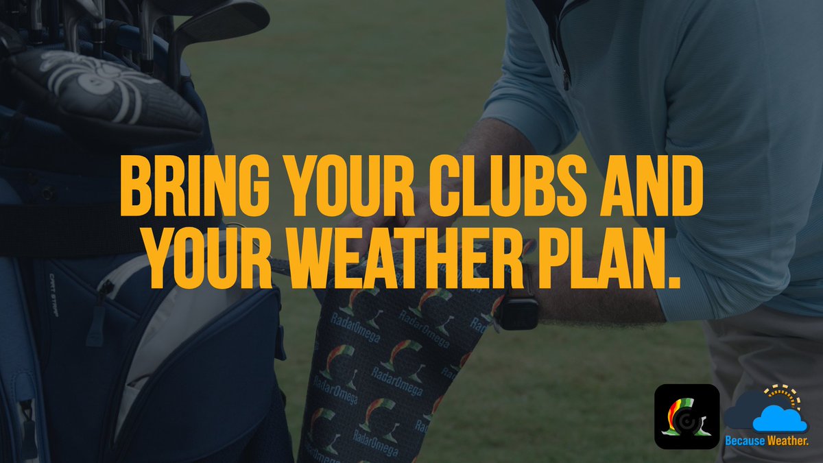 RadarOmega's tweet image. A better round starts before the first swing. Make weather awareness part of your routine so you are ready for whatever the course brings. #GolfLife #WeatherReady #OnTheCourse