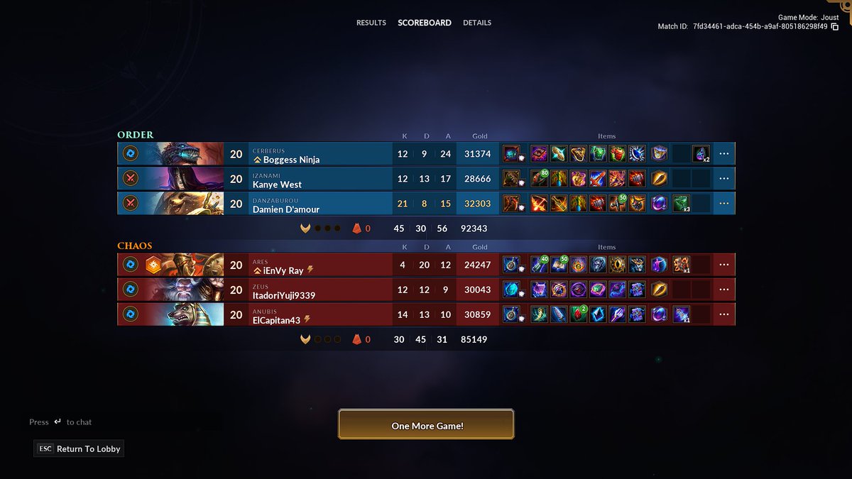 First Smite 2 game in sometime and I can say I've gotten better.