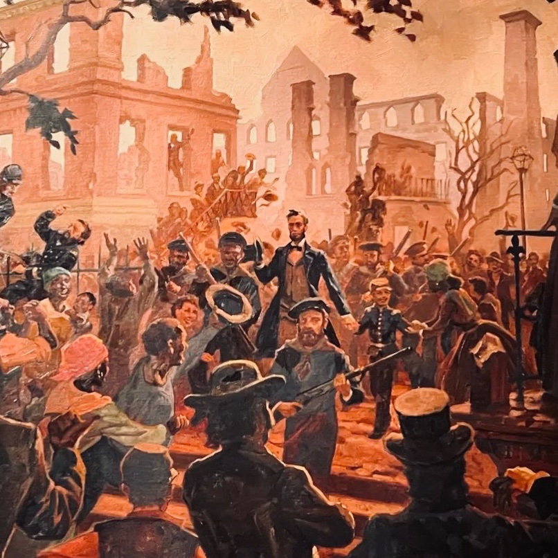 TammiMinoski's tweet image. #OTD 1865: After Confederate forces evacuated and burned Richmond, President #AbrahamLincoln along with his son Tad, toured the city and visited Jefferson Davis' office. nps.gov/rich/learn/his…
#CivilWar #USHistory
