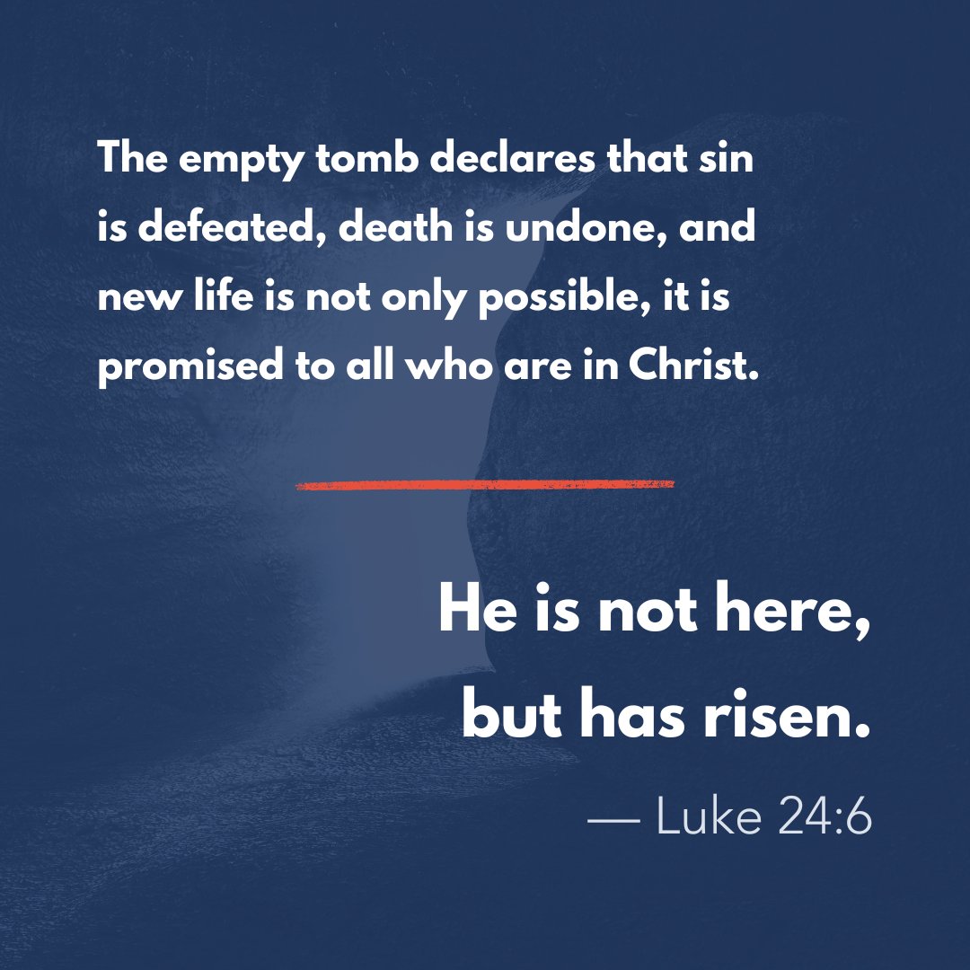 The resurrection is not just a moment in history. It is the turning point of everything.

He is risen!
