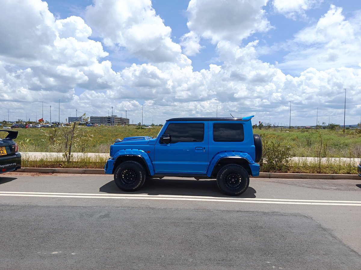 Jimny dressed in blue 😮‍💨