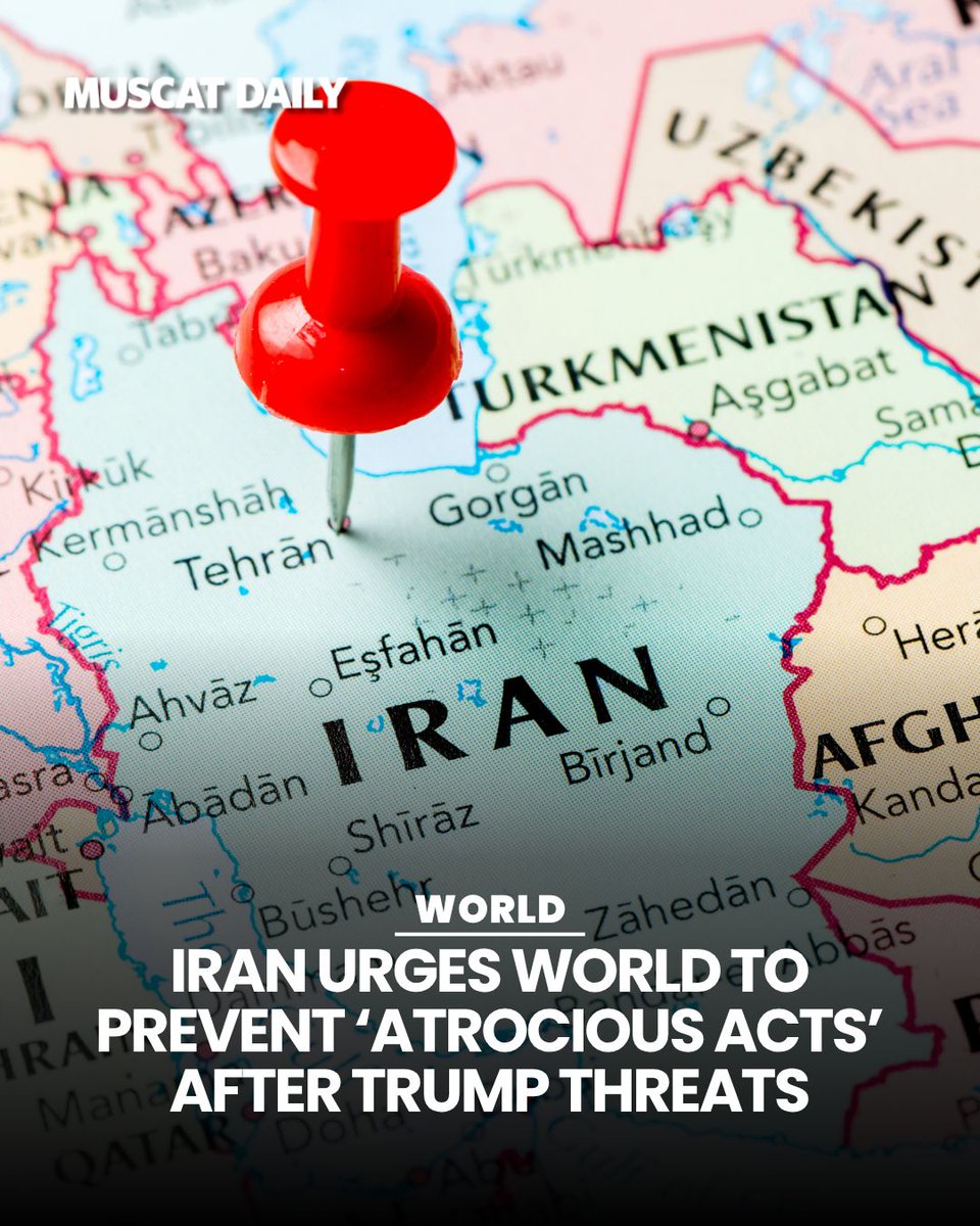 muscat_daily's tweet image. Iranian UN mission has condemned President Trump’s threats against civilian infrastructure, labelling them as incitement to war crimes and urging the international community to intervene immediately to prevent regional conflict. 

#StraitOfHormuz #Geopolitics #IranNews