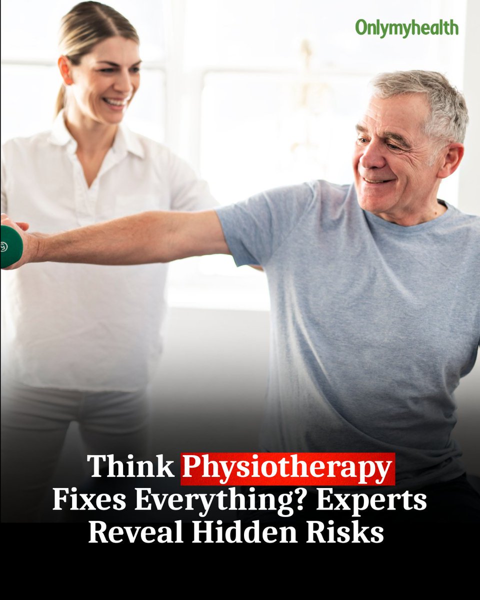 onlymyhealth's tweet image. Physiotherapy isn’t a cure for every pain ⚠️🚨 Red flags:
• Severe/sudden pain
• Fever/swelling
• Numbness/weakness
• Unexplained weight loss💡 Wrong exercises can worsen serious conditions👉 Get diagnosis first#HealthTips #Physiotherapy