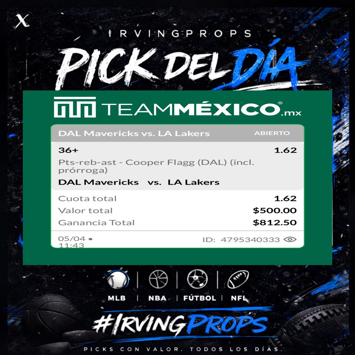 Irving Props tweet media