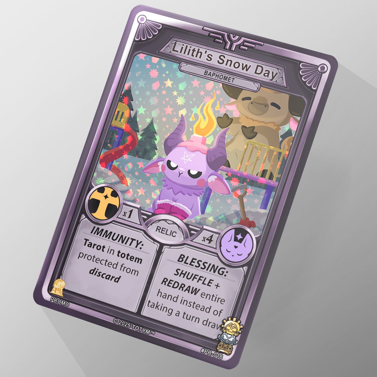 TOTYMCollection's tweet image. Wave 1 of 1st Edition Genesis TOTYM TCG is opening up for sale soon. If you want a Bonus 1st Edition Holo Baphomet Card then reserve your spot now at prelaunch.totym.net
.
#TOTYM #TCG #LimitedPrint #HoloCard #CardCollectors #TCGCommunity #IndieTCG #CollectibleCards #NewDrop