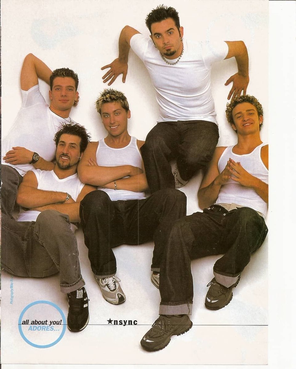 jtrocks_'s tweet photo. Justin Timberlake, Chris Kirkpatrick, Joey Fatone, Lance Bass, JC Chasez, NSYNC, Teen Magazine (2000) | https://t.co/xh8oEU9Hko https://t.co/RMWCMFjc3F