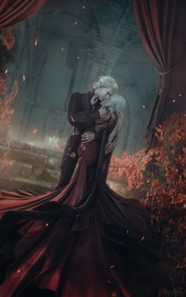 Entariona's tweet photo. #BaldursGate3 #bg3 #Astarion x oc: #Alste https://t.co/3pt4SElpk8