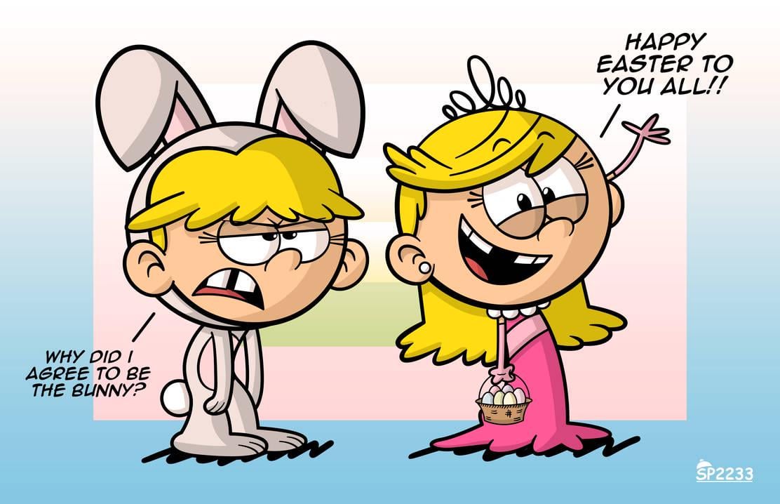 mekhiloud's tweet photo. #TheLoudHouse 

Happy Easter to everyone 

Credit goes to artists https://t.co/tABwcsv67l