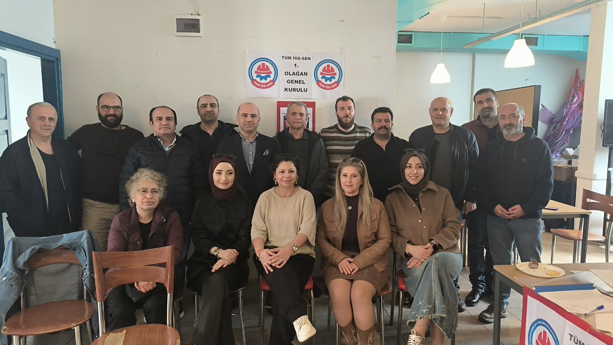 tumisg_sen's tweet photo. TÜM İSG-SEN 1. Olağan Genel Kurulu üyelerimizin katılımı ile gerçekleşti! 

Meslek bağımsızlığımız, özlük haklarımız için, hukuksuz yargılamalara dur demek için bütün İşçi Sağlığı ve İş Güvenliği emekçilerini birlikte mücadele etmeye davet ediyoruz. 

Sendikalı ol, güçlü ol! https://t.co/EBUxLHsdhF