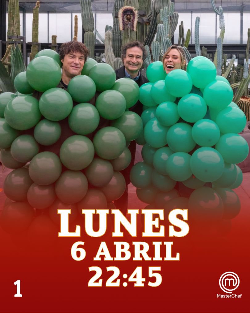 MasterChef_es's tweet image. ¡Ya no queda nada! ✨

Comenzamos juntos la semana con el segundo programa de #MasterChef 14. ¡Nos vemos este LUNES 6 de abril a las 22.45H en @La1_tve!

#MASTERCHEFISMO 💛