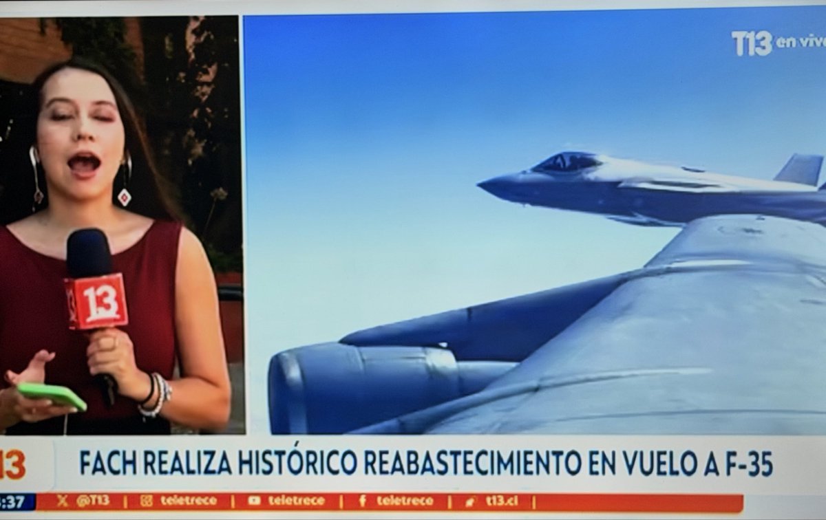 Oiga señor presidente así que hay plata y petróleo para re abastecer en vuelo a los cazas F35 de lo gringos pero no para el MEPCO que impedía que el costo de la guerra de Trump lo pagáramos todos las y los chilenos? #penca #ministra #gobierno