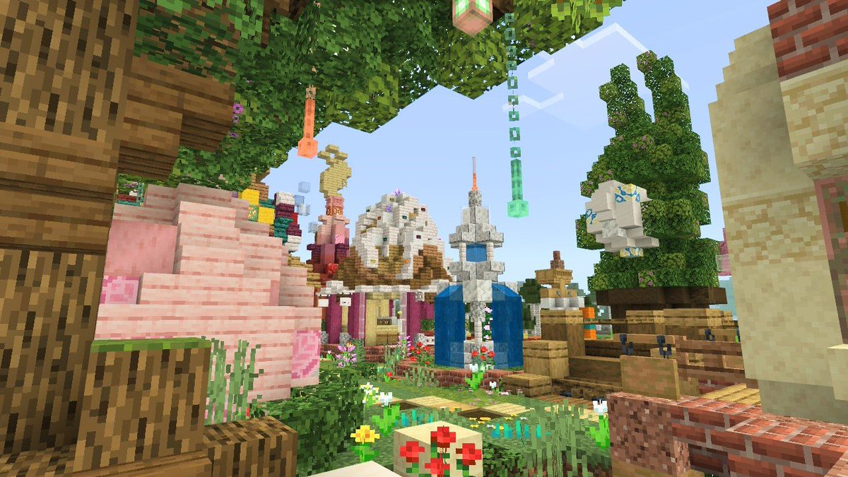 イースターな島、完成しました

 #マインクラフト
