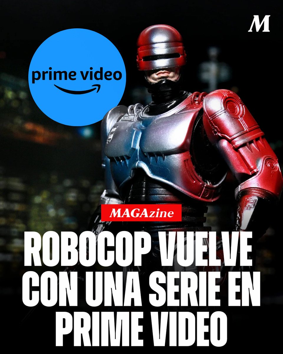 🍿🚨 CONFIRMADO: Amazon Prime Video dio luz verde a una serie de RoboCop.

‼️ Peter Ocko será el showrunner y guionista del proyecto.
