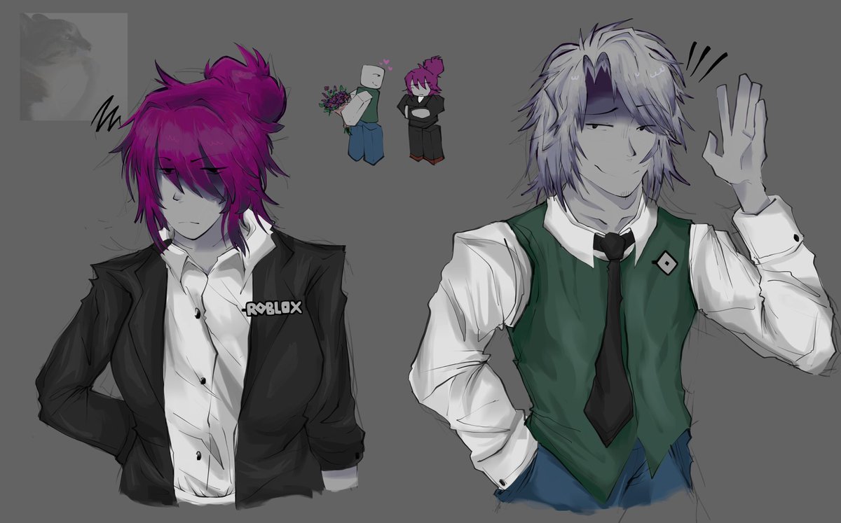 Daxrk2's tweet photo. my take on the modern John and Jane doe accounts

#johnjane #Roblox https://t.co/GEbCBevsRu