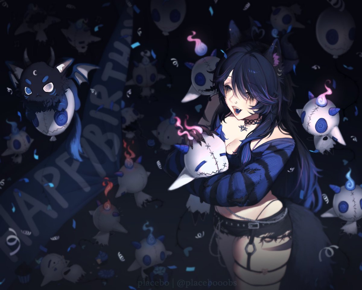 lylanxia's tweet photo. Happy Birthday to the best and cutest community, my Implings 🥹💙

I know I say it a lot but I wouldn’t be here without each and every one of you. 

Thank you Legion for surprising me and the community with the cutest art, I love it so much 😭💙

🎨 @placebooobs 🥹💙

I still can’t get over how cute our community Mascot (you guys) is!! I’m OBSESSED 😭