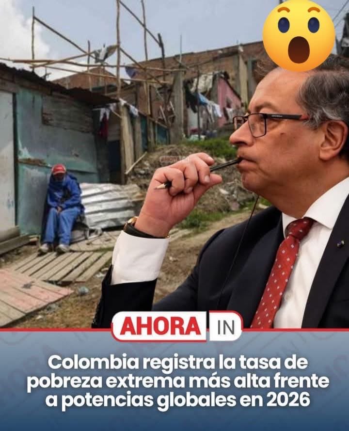 waldoalarconho1's tweet image. "Colombia liderando en pobreza extrema y el Gobierno fingiendo 'logros'. Ni un solo colombiano ha salido de la miseria en estos 4 años de desfalco y discursos vacíos. La única que prosperó fue la corrupción. ¡Basta de cuentos! 🇨🇴❌ #PetroEsMiseria #FueraPetro"