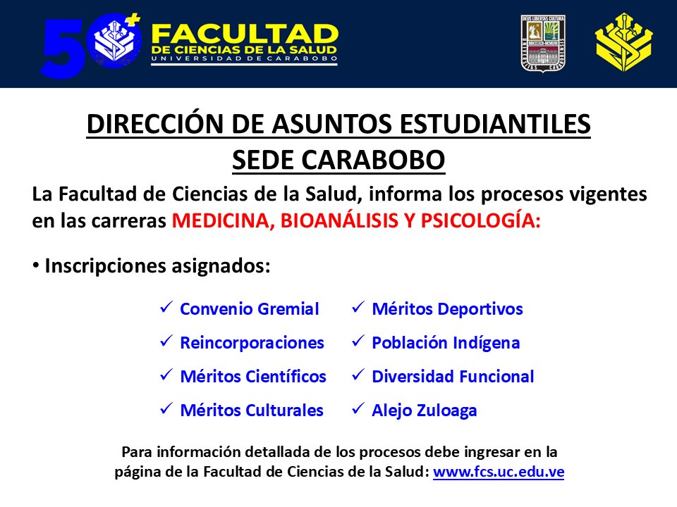 FCS Sede Carabobo UC tweet media