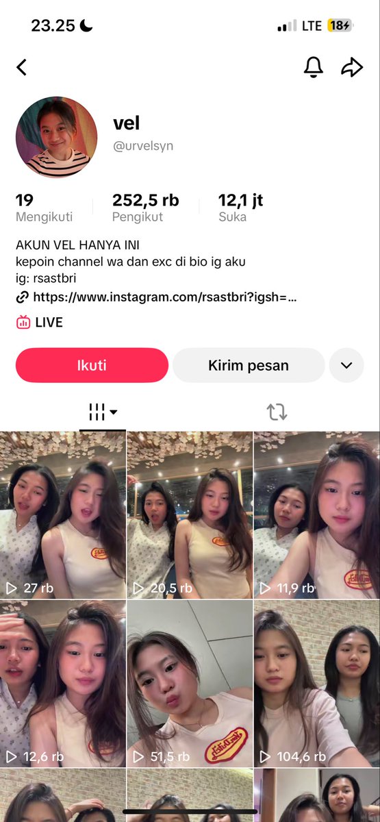 grisel393569's tweet photo. vel viral tiktok yg lagi blunder scan barcode nya nanti nongol videonya di telegram https://t.co/7k6W4KnlrV