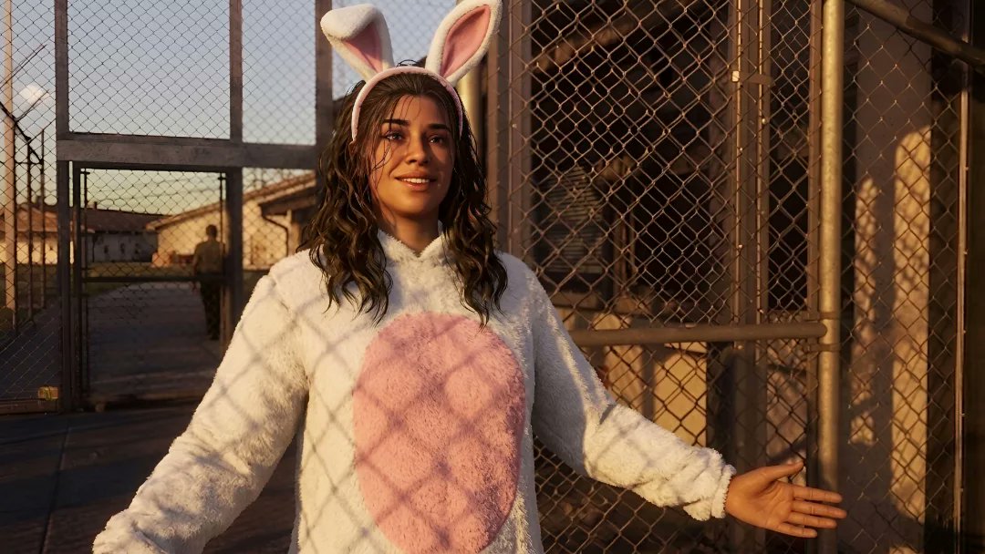 PainkillerH20's tweet image. Happy Easter GTA people. Imagine playing the entire storyline in this outfit. Don't know if to laugh or take it seriously 🤣🤣 by: imaginegta6 🗾🌴🌊🦩🌇🌃✈️🐎 #GTA #GTA6 #GTAVI