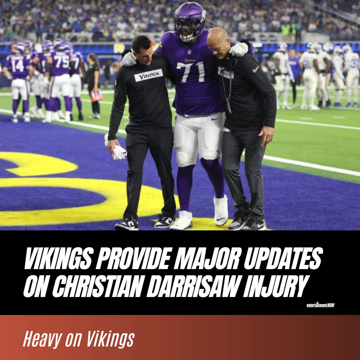 #Vikings' left tackle Christian Darrisaw wasn't himself in 2025 due to complications from his 2024 ACL tear. Thankfully, KOC has provided some positive updates.

#SKOL; mrf.lu/g57r