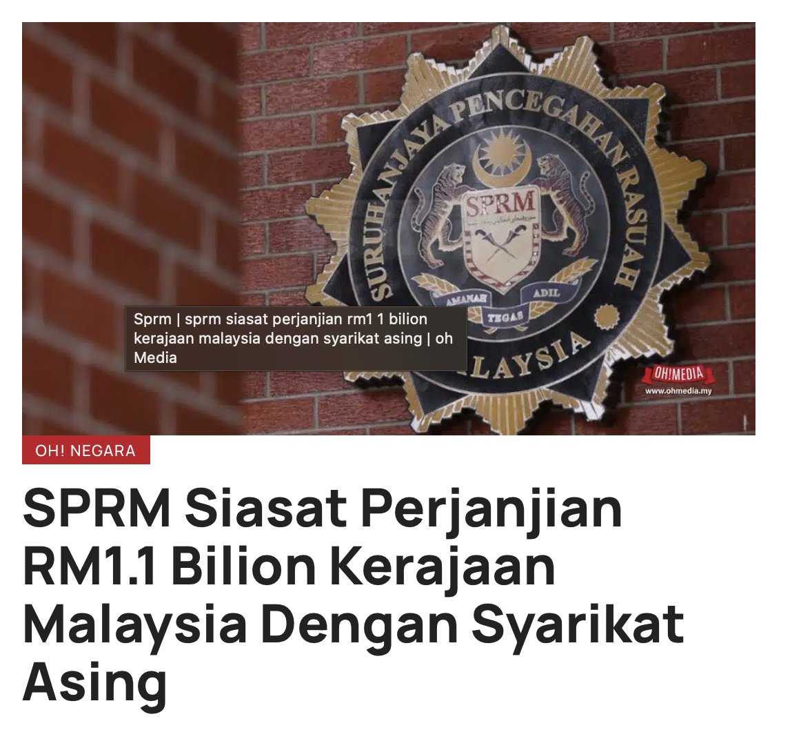 Perjanjian RM1.1 bilion boleh lulus, tapi lepas tu baru timbul isu dan siasatan. Jumlah sebesar ini takkan tak disemak betul-betul dari awal. Jadi sebenarnya proses kelulusan kita seketat mana, atau sekadar formaliti?